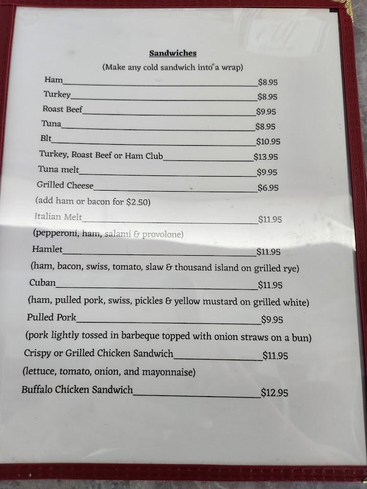 Prevo's Restaurant Menu image 3